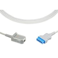 Replacement For RESPIRONICS ALICE 5 SPO2 ADAPTER CABLES FEMALE 9-PIN D-SUB CONNECTOR, TRIPLE KEYED by Technical Precision