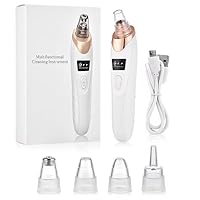 Advanced Electric Blackhead Remover Vacuum, Customizable Suction Levels, Interchangeable Heads, Ergonomic Design, Portable & USB-Chargeable, Electric Acne Extractor Tool