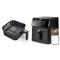 COSORI 5.8QT Air Fryer Black with Extra Frying Basket to Back to Back Cooking,Nonstick, Dishwasher-Safe