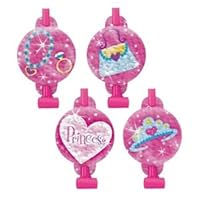 Amscan Princess Prismatic Blowouts - 8 ct -- pink