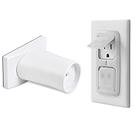 Wall Nanny Extender + The Block-It-Socket - Extends Baby Gates 6 Inches and Keep Children Safe from Outlets