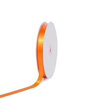 Creative Ideas PSF0508-172 Solid Satin Ribbon, Orange, 5/8