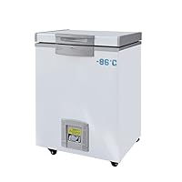 -86°C Ultra-Low Temperature Freezer 50L Lab Cryogenic Freezer -123 °F Samples Flash Freezer for Laboratory Samples Storage