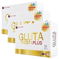 3 pcs.Gluta Frosta PLUS 30 Capsules.For white skin, reduce wrinkles, acne, freckles, dark spots