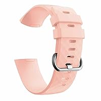 Metal Buckle Watch Strap Band Fitness Wristband Sport Colorful Strap Replacement Watchband For Fitbit Charge 3 Watch Spare Part