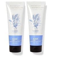 Bath and Body Works 2 Piece Aromatherapy Lavender Vanilla (8 oz /226 g Each) Body Cream