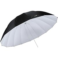 Impact 7' Parabolic Umbrella (White/Black)