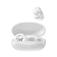 Wireless Bluetooth Ear Clip Bone Conduction Headphones Bluetooth Headset Open Ear Headphones Running Bone Conducting Induction Open Ear Earbuds Clip On Earbud Bone Conduction Earbuds