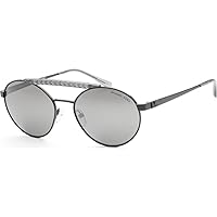 Michael Kors Milos MK1083 Sunglasses - (11226G) Black/Dark Gray Mirror - 55mm