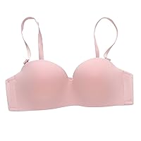 Women's Summer Thin Super Thin Cup Detachable Shoulder Strap Underwear Smooth and Traceless Bra Ultimate Push up