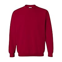 Gildan Fleece Crewneck Sweatshirt, Style G18000 Cardinal, Cardinal Red, Medium