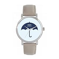 Blue Umbrella Watch 38mm Case 3atm Water Resistant Custom Designed Quartz Movement Luxury Fashionable