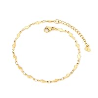 Lightning Stainless Steel Anklet Bracelet For Girls Korean Fashion Anklet Bangle Jewelrry Gift praia acessórios