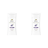 Dove Advanced Care Antiperspirant Deodorant Stick Lavender Fresh for helping your skin barrier repair after shaving 72 hour odor control and all day sweat protection for soft underarms 2.6 oz