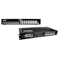Vanco 280709 8 x 8 HDMI Matrix Selector Switch over 2 UTP with IR and RS232 Control