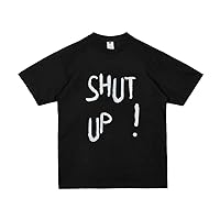 Authentic T-Shirt | Shut Up Printed T-Shirt | V Wore T-Shirt for Men & Women | Casual Cotton T-Shirt