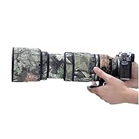 CHASING BIRDS Camouflage Waterproof Lens Coat for FUJIFILM XF 100-400mm F4.5-5.6 R LM OIS WR Rainproof Lens Protective Cover (Pine Camouflage, with 2.0X TC)