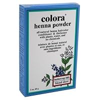 Colora Henna Powder Hair Color Butter-Cup Blonde 2 Ounce (59ml) (2 Pack)