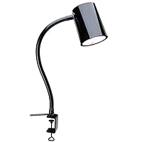 95005 Flexible Arm Task Lamp, Compact Fluorescent Lamp Type, C-Clamp Base Type, 24