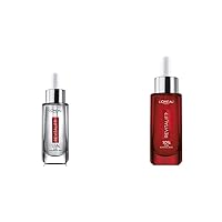 L'Oreal Paris Anti-Aging Face Serums Kit, Revitalift Derm Intensives Serums, Pure Hyaluronic Acid Serum and Pure Glycolic Acid Serum