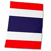 3dRose Flag of Thailand - Thai red White Navy Blue Stripes - Asian Country... - Towels (twl-158448-2)