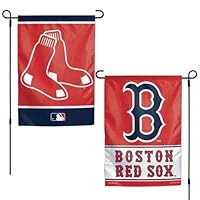 Wincraft MLB Boston Red Sox Flag12x18 Garden Style 2 Sided Flag, Team Colors, One Size