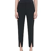 Calvin Klein Women's Misses Pant with Slit and Set Waist