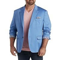 Oak Hill by DXL Men's Big and Tall Floral-Lined Sport Coat