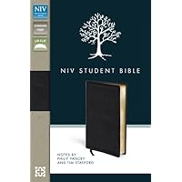 NIV, Student Bible, Bonded Leather, Black NIV, Student Bible, Bonded Leather, Black Bonded Leather Paperback Imitation Leather