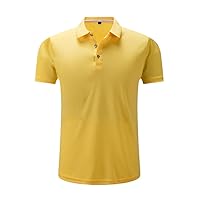 Men's Polo Shirt Summer Casual Cotton Polyester Short Sleeve Shirt Breathable Polo Jerseys Golf Tennis Shirt