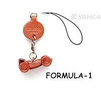 F-1 Leather Goods mobile/Cellphone Charm VANCA CRAFT-Collectible Uniqe Mascot Made in Japan
