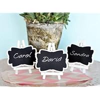 Framed Chalkboard Place Cards with Easel - Set of Three (2)