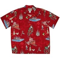 Mardi Gras Men's Hawaiian Aloha Shirt
