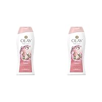 Fresh Outlast Cooling White Strawberry and Mint Body Wash, 22 Fluid Ounce (Pack of 2)
