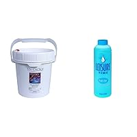 SpaChoice 472-3-5081 Sanitizing Granules Hot Tub Chlorine 5-Pounds, 1-Pack | Leisure Time A Bright and Clear Cleanser for Spas and Hot Tubs, 32 fl Oz
