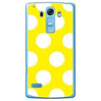 Second Skin Dot Fly Yellow x White (Clear) / for Disney Mobile on docomo DM-01G/docomo DLGDM1-PCCL-201-Y214