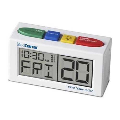Medcenter 70210 Talking Alarm Clock And Medication Reminder
