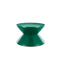 Contemporary Modern Hourglass Accent Stool in，Home Light Duty Plastic Stools，Euro Style Modern Stool，for Coffee Patio Indoor Home Bedroom