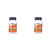 NOW Supplements, ChewyZymes, Broad Spectrum Chewable Enzymes, Berry Flavor, 90 Chewables (Pack of 2)