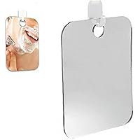 1pc Fog Free Acrylic Shower Mirror Portable Bathroom Mirror Washroom Travel for Man Shaving Mirror Attractive Design