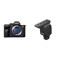 Sony New Alpha 7S III Full-Frame Interchangeable Lens Mirrorless Camera Digital MI Shoe Shotgun Microphone with Beamforming Technology for Three switchable directivities - ECM-B10