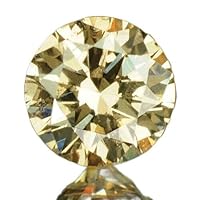0.17 cts. CERTIFIED Round Cut SI2 Fiery Fancy Brown Loose Natural Diamond 20950 by IndiGems