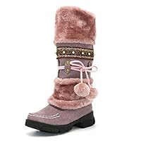 Fashion Bohemia Snow Boots - Black, 4