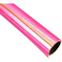 Opal Adhesive Vinyl Color Changing Holographic Reflective Permanent Craft Vinyl 12 x 12 (Pink, 1)