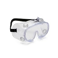 Sellstrom Anti Fog Indirect-Vented Safety Goggles - Clear Body Clear Lens – Protects from Chemical Splash, Dust, Smoke