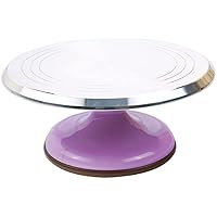 Revolving Cake Decorating Stand (Purple)