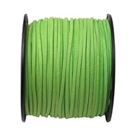 Faux Leather Suede Beading Cord (Lime Green, 10 ft)