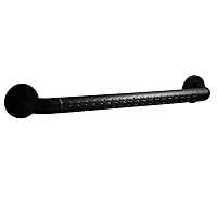 Suction Bathroom Grab Rails Handrail Safety Grab Bar Fluorescence Glow in The Dark Stainless Steel Handle Black Safety Accessories 48Cm