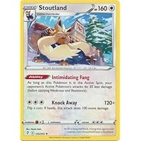 Pokemon Single Card STOUTLAND 135/203 EVOLVING SKIES, Multicolor