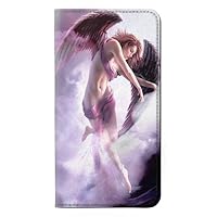 RW0407 Fantasy Angel PU Leather Flip Case Cover for iPhone 14 Pro Max